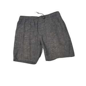 Obey Worldwide Men’s Lounge Shorts Gray Speckled Drawstring Size M